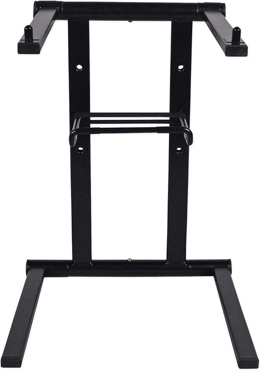 Rockville RLS2400 Lightweight Folding DJ Laptop Stand, Adjustable Height - Image 2