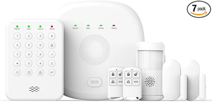 2026 Home Security System, 7-Piece Wireless Smart Alarm System Kit by PGST