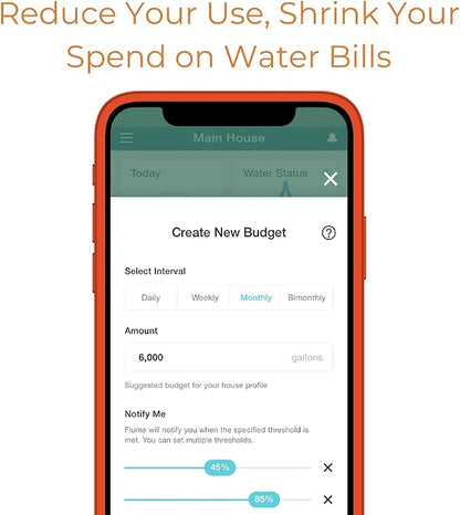 Flume 2 Smart Home Water Monitor & Leak Detector – WiFi Connected, Real-Time - Image 4