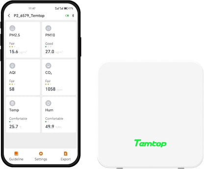 Temtop P2 Air Quality Monitor by Temtop