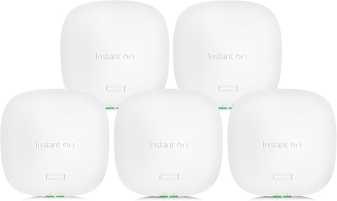 HPE Networking Instant On Access Point AP25 4x4 WiFi 6 Indoor Wireless Access by HewlettPackardEnterprise