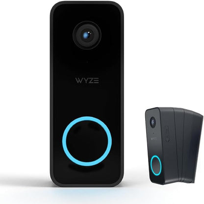 Doorbell Camera v2 + Wedge Kit, 2K Smart Video Doorbell by WyzeLifestyle
