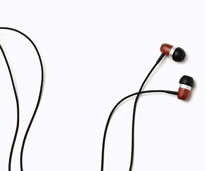 Symphonized Premium Wooden Earphones Wired Deep Bass Sound, 3D Sound, - Image 4