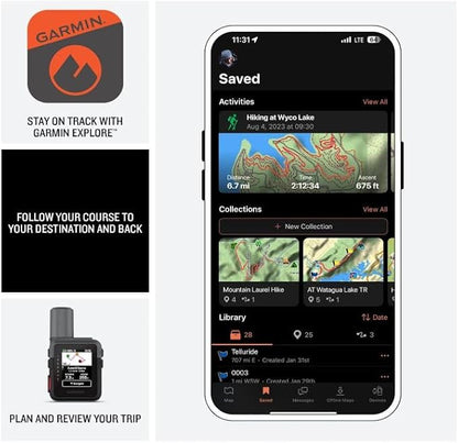 Garmin inReach Mini 3 Rugged Compact Global Satellite Communicator, Color - Image 6