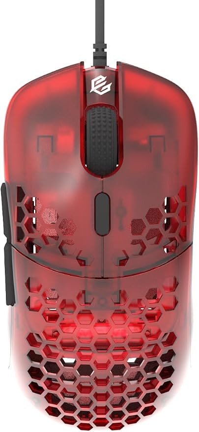 G-Wolves Hati HTM 56g Honeycomb Mouse, PixArt 3389 16000DPI, 6 Programmable by G-Wolves
