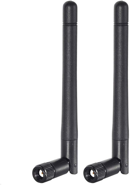 Bingfu Dual Band WiFi 2.4GHz 5GHz 5.8GHz 3dBi MIMO RP-SMA Male Bluetooth Antenna by Bingfu-AntennasConnectivity