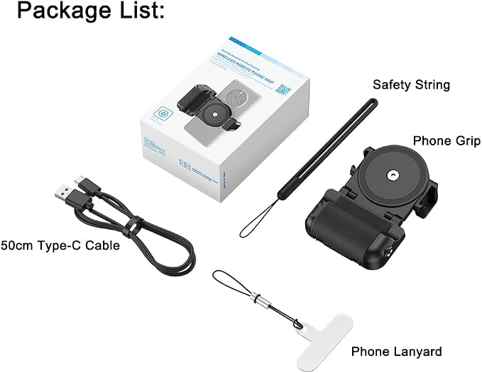 KIWIFOTOS Phone Camera Grip Smartphone Tripod Mount Handle Holder - Image 9