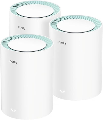 Cudy Dual Band AX1500 WiFi 6 Mesh Wi-Fi System, Replaces Routers and Extenders by Cudy