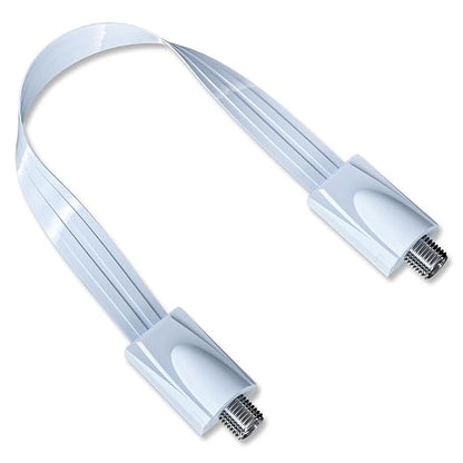 Goupchn Ultra Flat Ghost Wire Flat RG6 Coax Jumper Cable Extreme Slim F Female by Goupchn