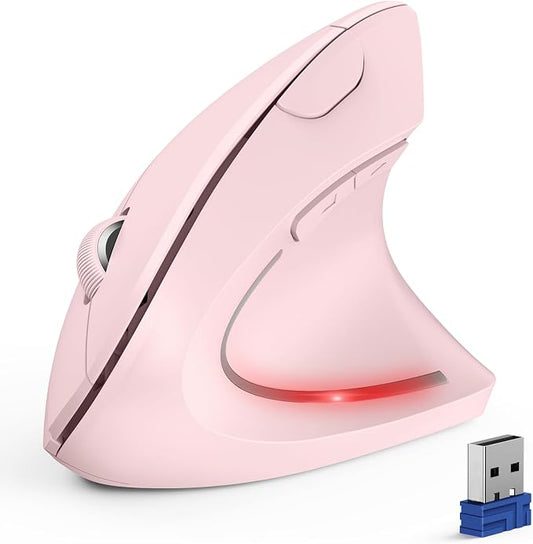 TECKNET Ergonomic Mouse, Wireless Bluetooth Vertical Mouse, 4800 DPI Optical by Tecknet