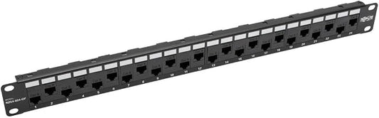 Tripp Lite 24-Port Cat5e Cat6 Feed-Through Patch Panel Offset w/Cable by TrippLite