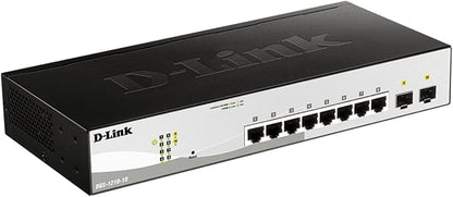 D-Link 10-Port Gigabit Smart Managed Switch | 8 GbE + 2 SFP Ports | L2+ | VLANs - Image 8