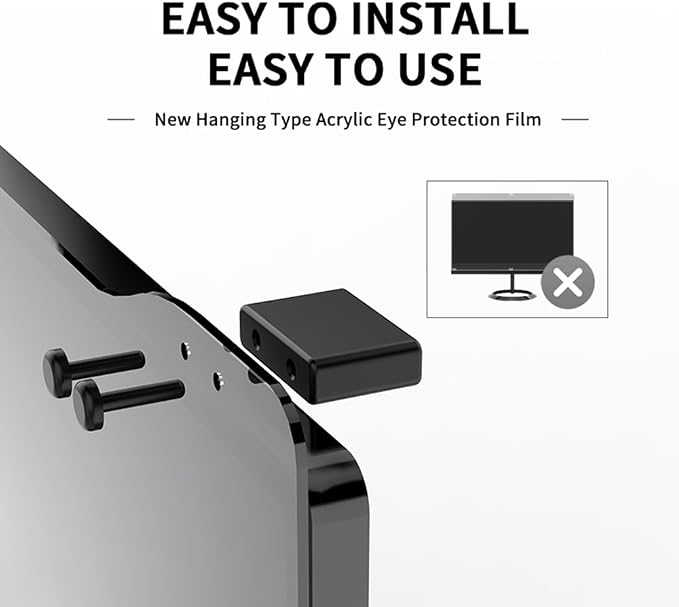 Docooler Computer Privacy Screen Filter, Hanging Screen Filter Compatible - Image 6