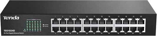 Tenda 24 Port Gigabit Ethernet Switch | Rackmount Network Switch | by Tenda