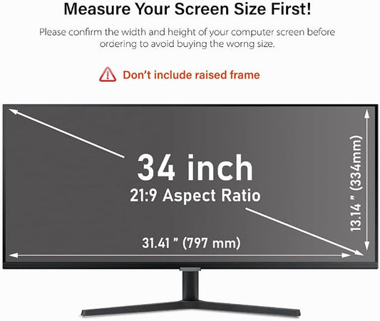 34 Inch Computer Privacy Screen Filter - Image 2