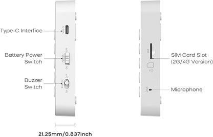 YBJ Alarm System for Home Security, DIY Wireless Home Alarm System - Image 8