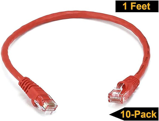 iMBAPrice 25'Cat5e Network Ethernet Patch Cable, 10 Pack - Image 2