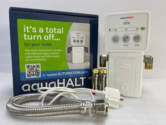 Smart Home Water Toilet Leak Detector Alarm and Automatic Shut Off Valve - Image 2