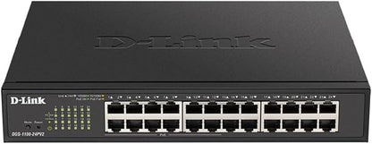 D-Link 24-Port Gigabit Smart Managed PoE+ Switch | 12 PoE+ Ports by D-Link