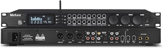 KT900DSP Feedback Suppressor Preamp Preamplifier Karaoke Effector Digital by micfuns