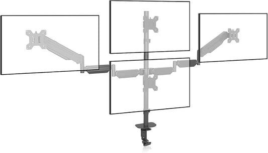 Pholiten Quad 4 Monitor Arm Desk Mount by PholitenMonitorArm