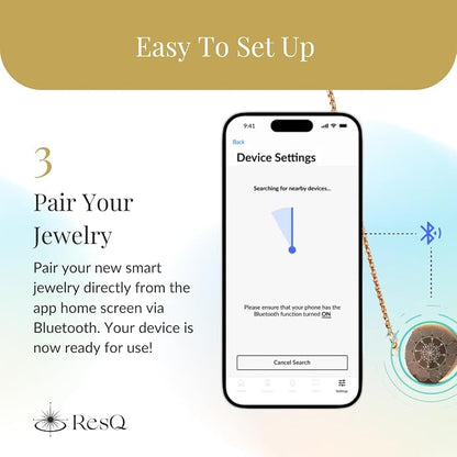 ResQ Jewelry, Maitri Smart Bluetooth Safety Bracelet, Discreet Wearable Safety - Image 8