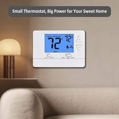 NonProgrammable Thermostat for House, Digital Energy-Saving Thermostat - Image 7