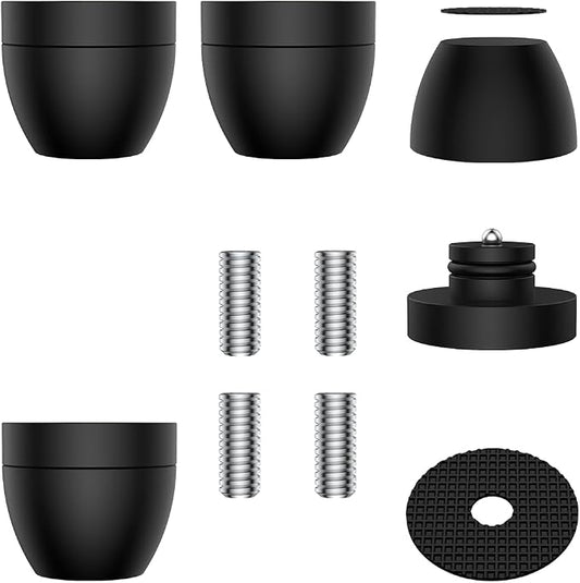 Audiocrast 4X HiFi Speaker Spikes Stand Feet Pads 30x33mm Isolation Feet by Viborg