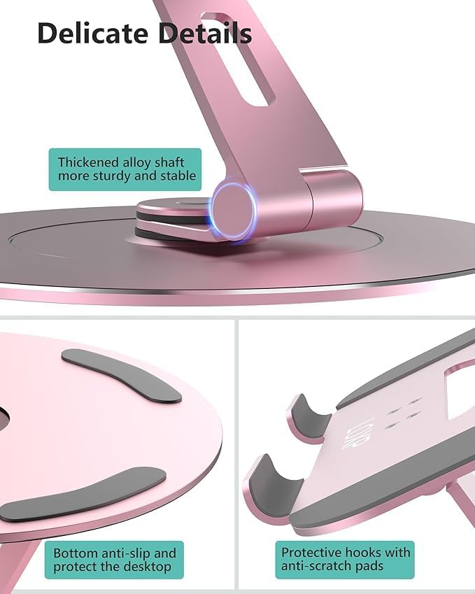 Ultra-Stable Aluminumy Swivel Laptop Stand - Image 6