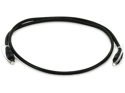 Monoprice S/PDIF Digital Optical Audio Cable, 3ft Black by Monoprice