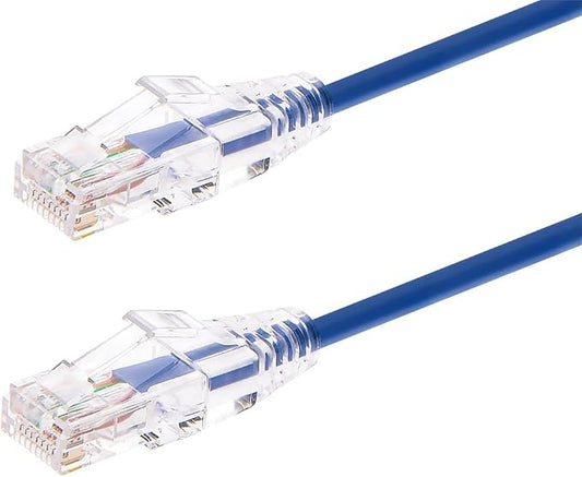 Monoprice Cat6 5ft Blue Component Level Patch Cable UTP 28AWG 550MHz Pure Bare by Monoprice