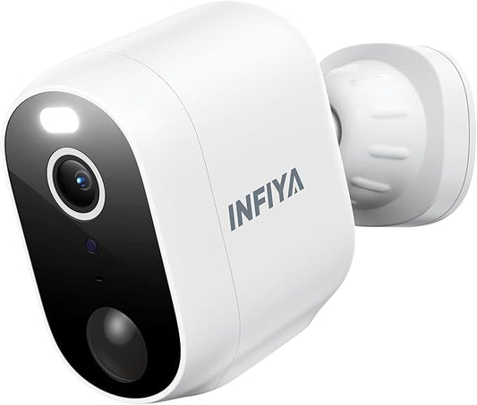 2K 3MP Security Cameras Wireless Outdoor, Battery Powered AI Human Detection by INFIYA