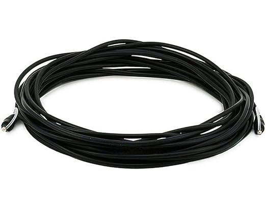 Monoprice 35ft Optical Toslink 5.0mm OD Audio Cable by Monoprice