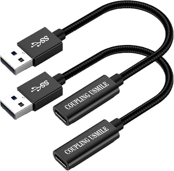 USB to USB C Adapter, Transfer up to 10Gbps, USB to Type C Charger Cable Adapter by Unknown