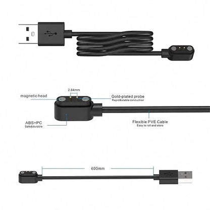 Smartwatch Charger, 2-Pin Magnetic Charging Cable - Image 7