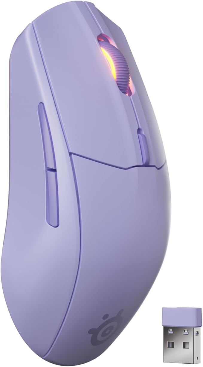 SteelSeries Rival 3 Wireless Gen 2 Gaming Mouse — 2.4GHz and Bluetooth — 18000 by SteelSeries
