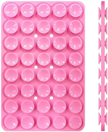 Double Sided Silicone Suction Cup Phone Case Mount, Hands-Free Silicon Phone - Image 2