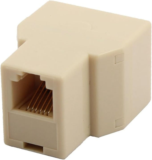 uxcell® Home RJ12 6P6C 1 Female to 2 Female Port Telephone Wire Cable Connector by uxcell