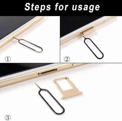 4 Pcs SIM Card Removal Openning Tool Tray Eject Pins Needle Opener Ejector - Image 5