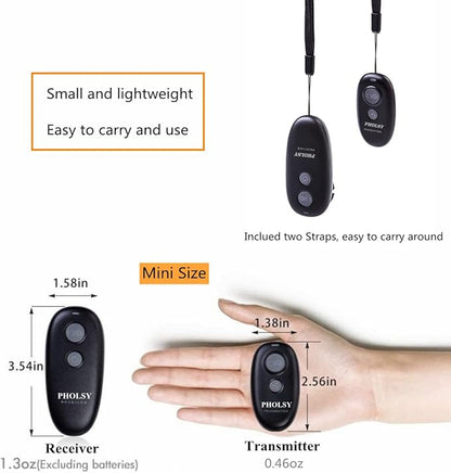 PHOLSY Wireless Shutter Release Remote Control - Image 2