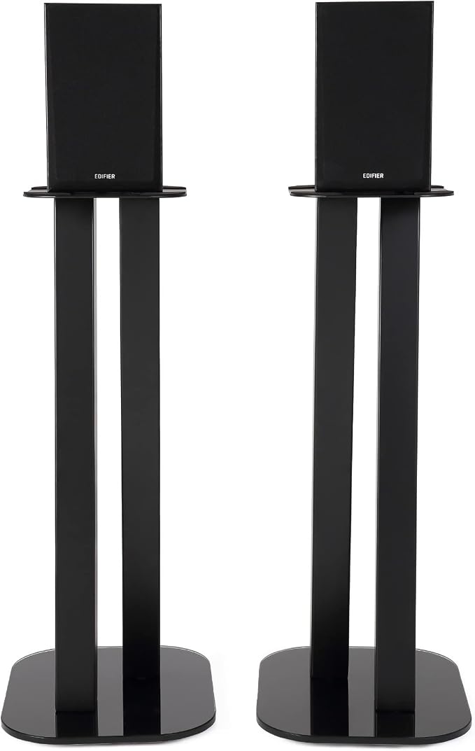 EXIMUS One Pair Fixed Height Universal Speaker Floor Stands - Image 2