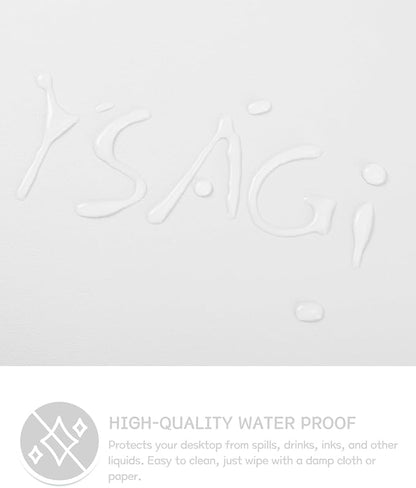 YSAGi Non-Slip Leather Desk Pad Long Size, Waterproof Laptop Computer Desk - Image 4