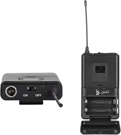 WENWEN Wireless Microphone System UHF 8 Channel 8 Lavalier Bodypacks 8 Lapel - Image 5