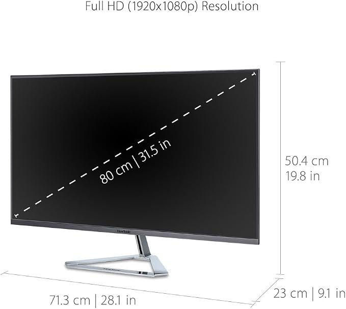 ViewSonic VX3276-MHD 32 Inch 1080p Widescreen IPS Monitor - Image 3