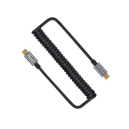 CableCreation Micro USB to Micro USB Coiled Cable 0.56ft to 4ft, Coiled Micro by CableCreation