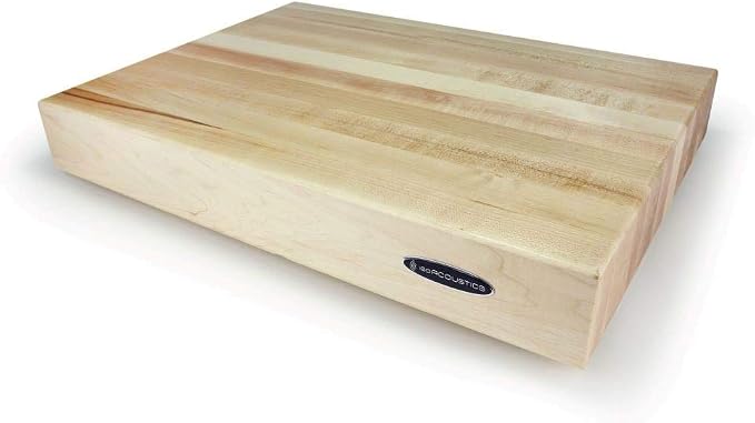 IsoAcoustics Delos Turntable Isolation Butcher Block Series: 2216M2 Maple - Image 3