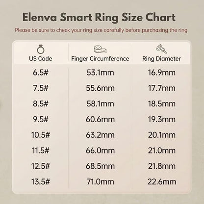 Smart Ring Health Tracker 5ATM Waterproof Sport Ring Exclusive Vibration Alerts - Image 3