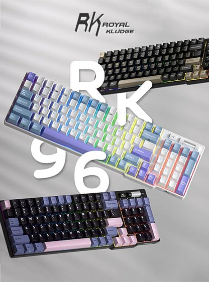 RK ROYAL KLUDGE RK96 RGB Limited Ed, 90% 96 Keys Wireless 3-Mode - Image 9