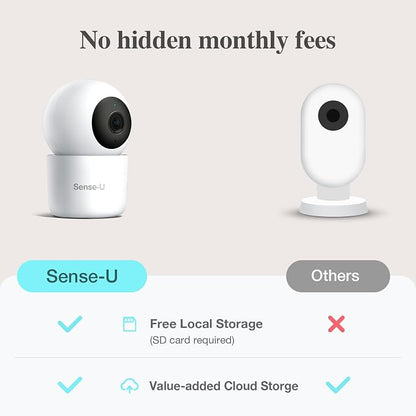 Sense-U AI 2.5K PTZ Baby Camera Monitor - Image 6