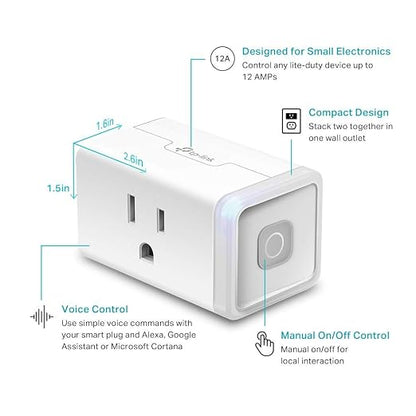 Kasa Smart Plug HS103P4, Smart Home Wi-Fi Outlet Works - Image 4